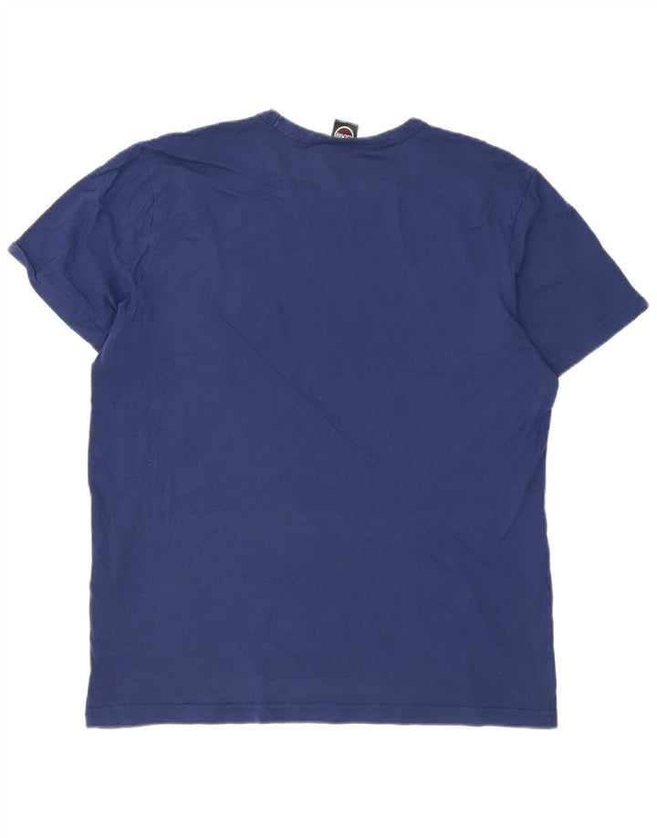 Мужская футболка с рисунком Colmar Regular Fit, средний синий цвет