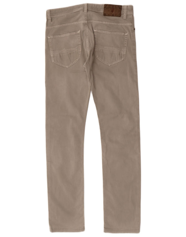 Мужские повседневные брюки Marlboro Classics Slim Fit W32 L31 цвета хаки