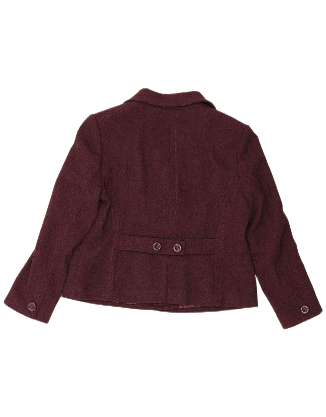 Женский двубортный пиджак Marks & Spencer UK 18 XL бордовый