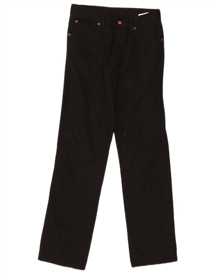 Мужские прямые джинсы Wrangler W30 L31, черный хлопок