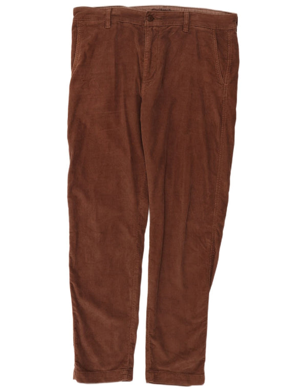 Мужские узкие вельветовые брюки Levi's W36 L32, коричневые, хлопковые