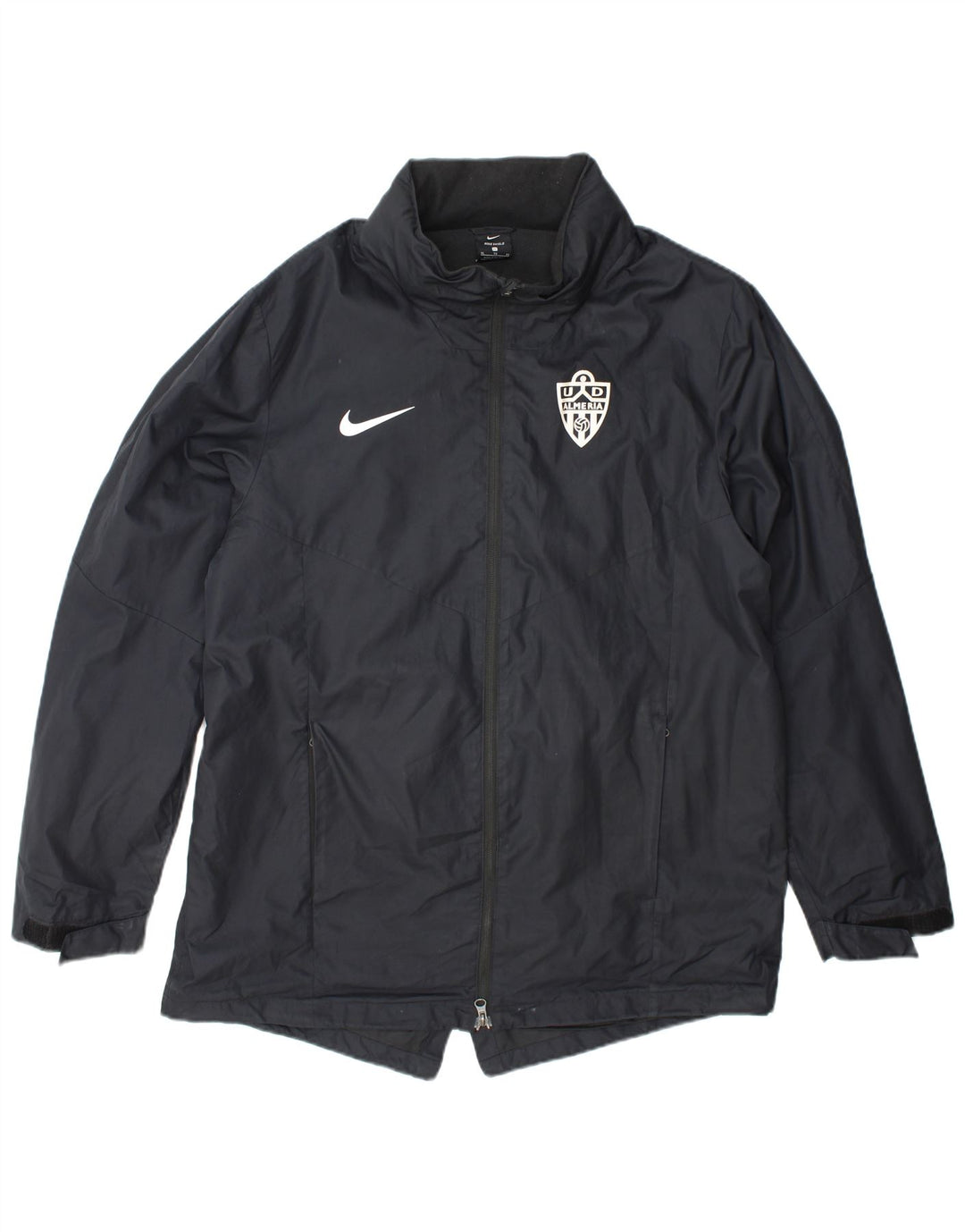Мужская дождевик с капюшоном Nike UK 42 XL, серый полиэстер