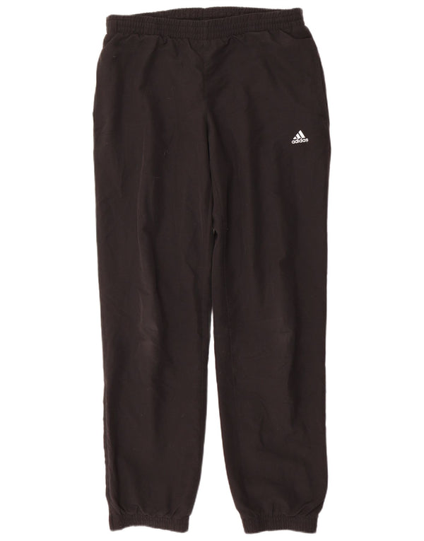 Adidas Mens Tracksuit Trousers Joggers Small  Black Polyester