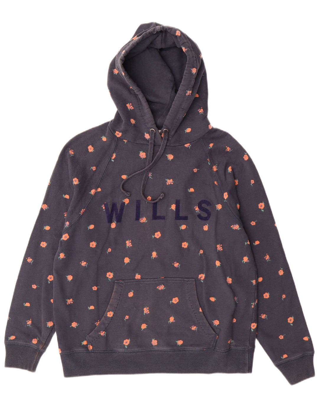 Женский джемпер с капюшоном Jack Wills UK 12, средний темно-синий, хлопок