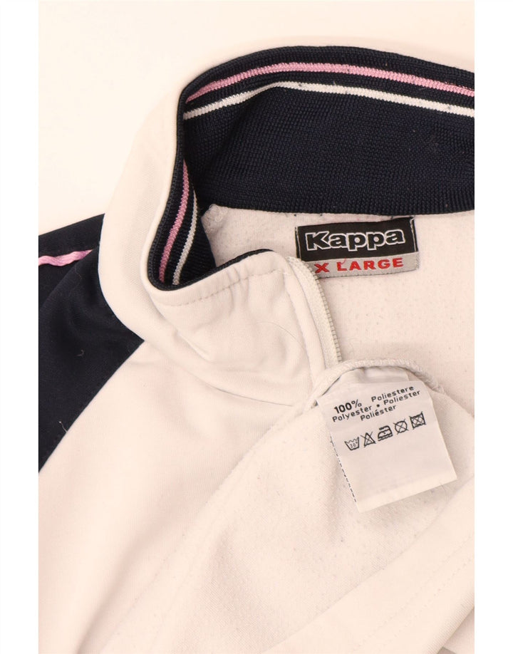 Женский спортивный костюм Champion, верхняя куртка UK 18 XL, белый полиэстер с цветными блоками