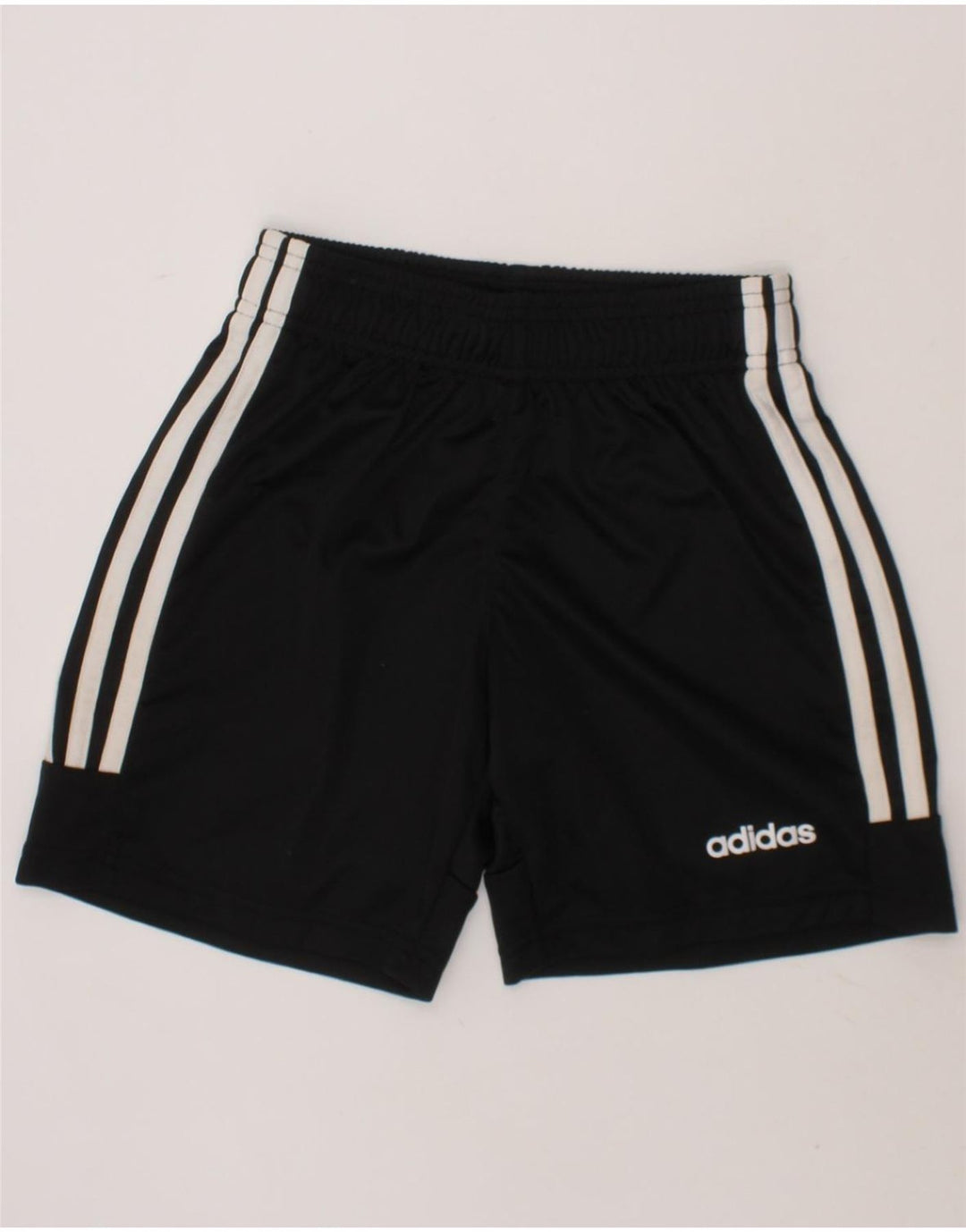 ADIDAS Boys Climalite Sport Shorts 9-10 Years  Black Polyester Vintage Adidas and Second-Hand Adidas from Messina Hembry 