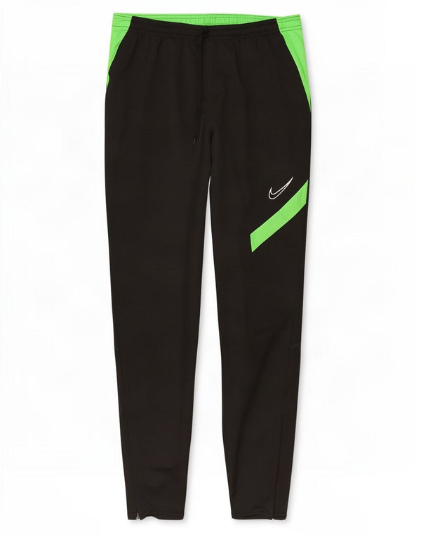 Мужские спортивные брюки Nike Dri Fit, большие черные полиэстер с цветными блоками