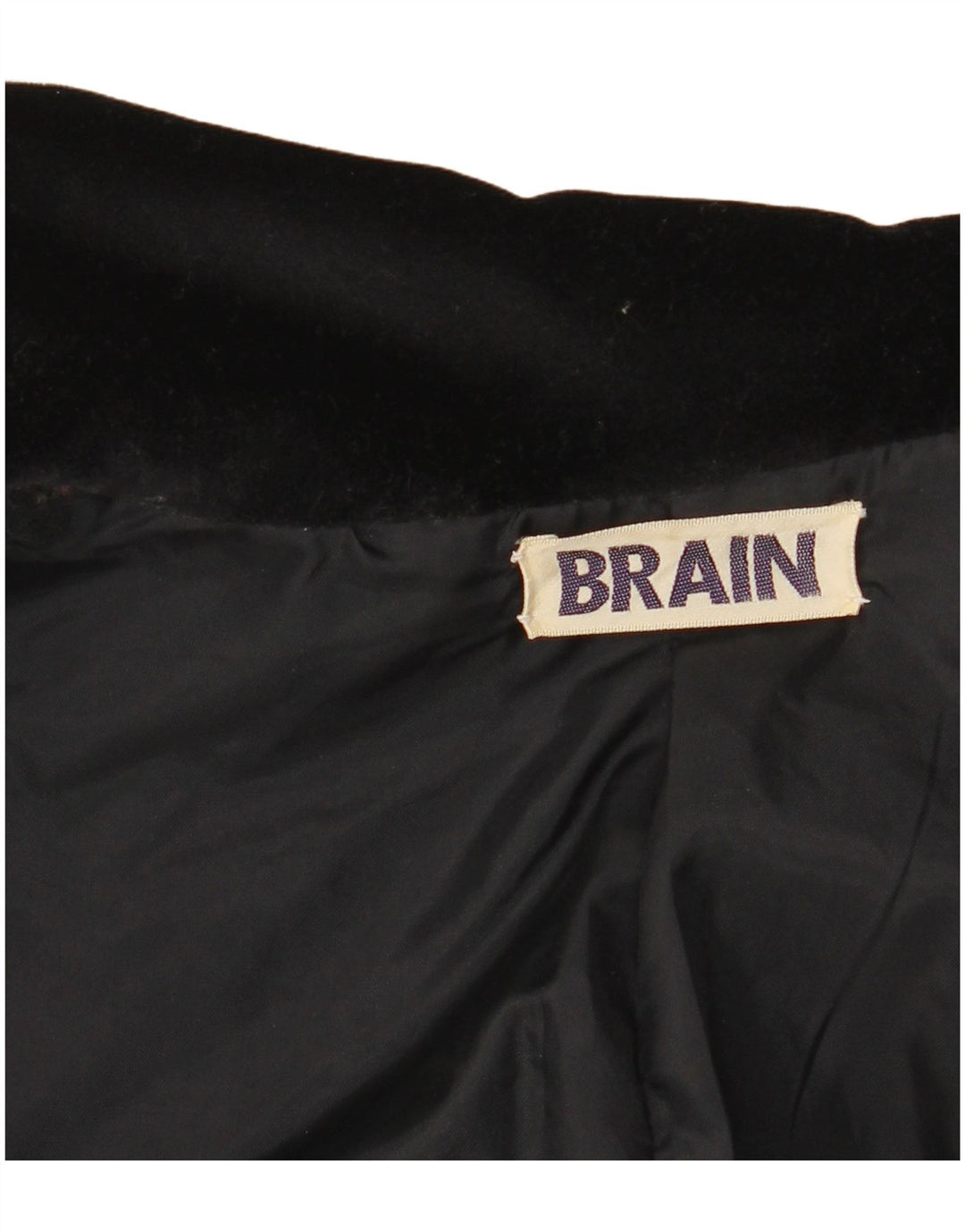 ВИНТАЖНЫЙ женский бархатный пиджак на 1 пуговице, Великобритания 12, средний черный