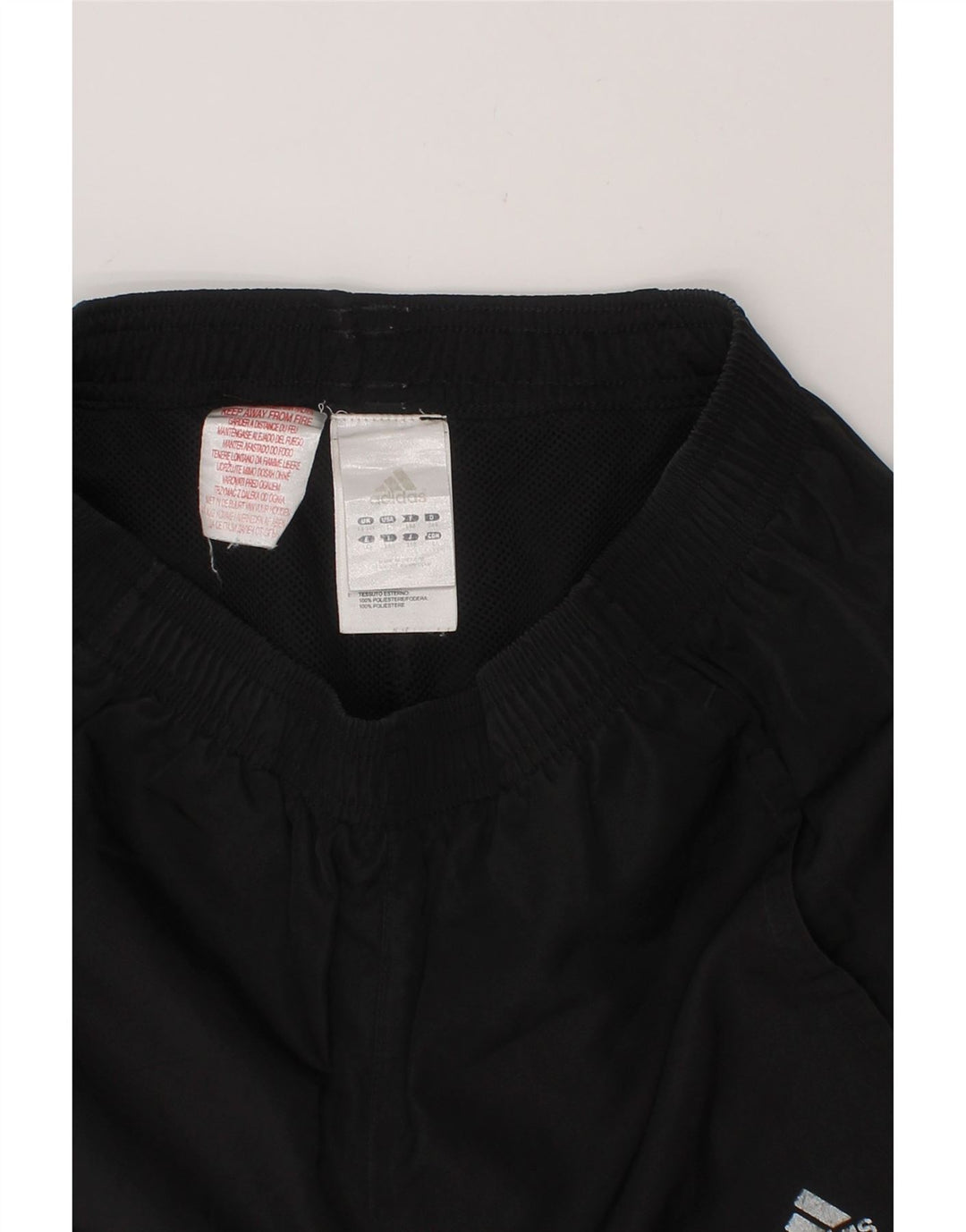 ADIDAS Boys Sport Shorts 13-14 Years  Black Polyester Vintage Adidas and Second-Hand Adidas from Messina Hembry 