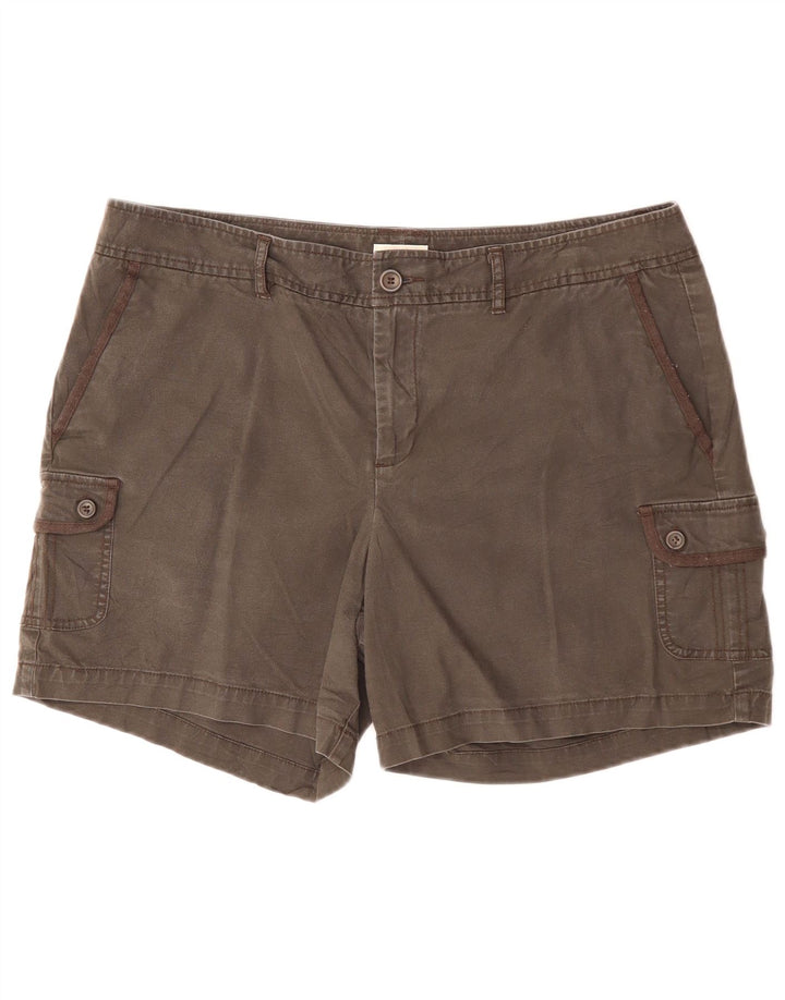 Женские шорты карго DOCKERS США 16 2XL W38 Серый хлопок