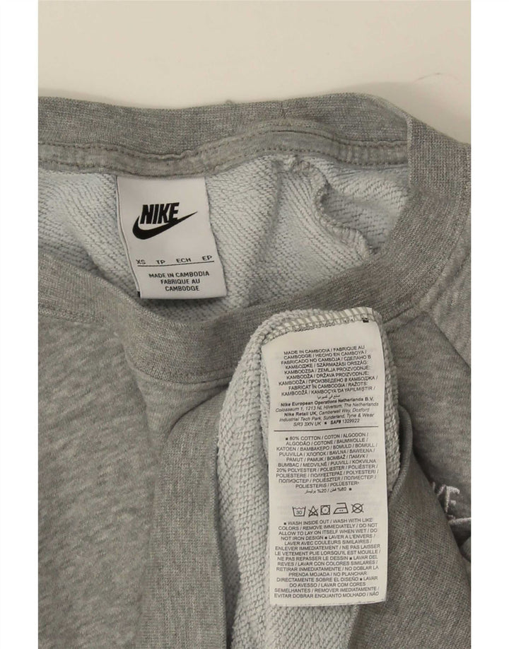 Женский свитер Nike UK 6 XS, серый хлопок