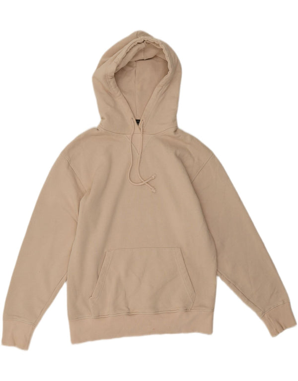 Женский джемпер с капюшоном оверсайз Zara UK 10, маленький бежевый