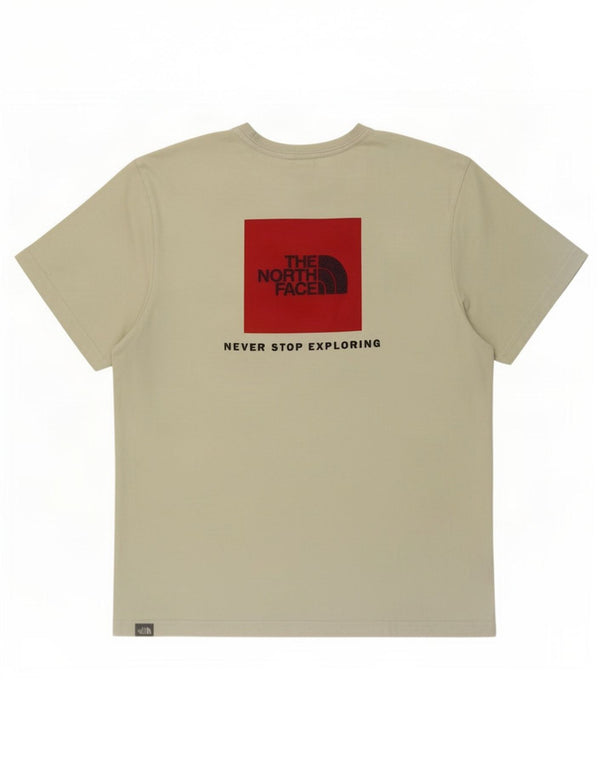Мужская футболка с графическим рисунком The North Face, большой зеленый хлопок