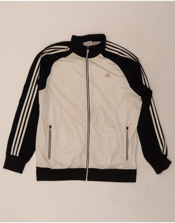 Мужская спортивная куртка Adidas UK 46/48 XL, белый полиэстер