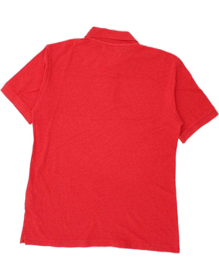 KAPPA Mens Polo Shirt Large Red Cotton Vintage Kappa and Second-Hand Kappa from Messina Hembry 