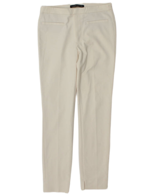 Женские повседневные брюки скинни Zara EU 34 2XS W24 L29 Off White