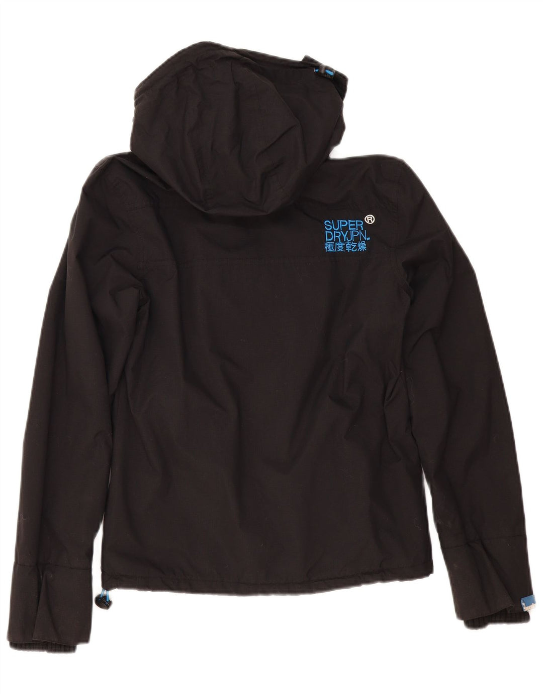 Женская ветровка с капюшоном Superdry UK 10, маленькая черная