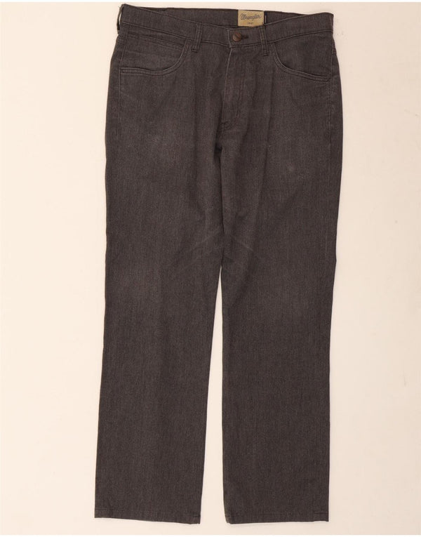 Мужские прямые повседневные брюки Wrangler Arizona Stretch W34 L30, серый хлопок