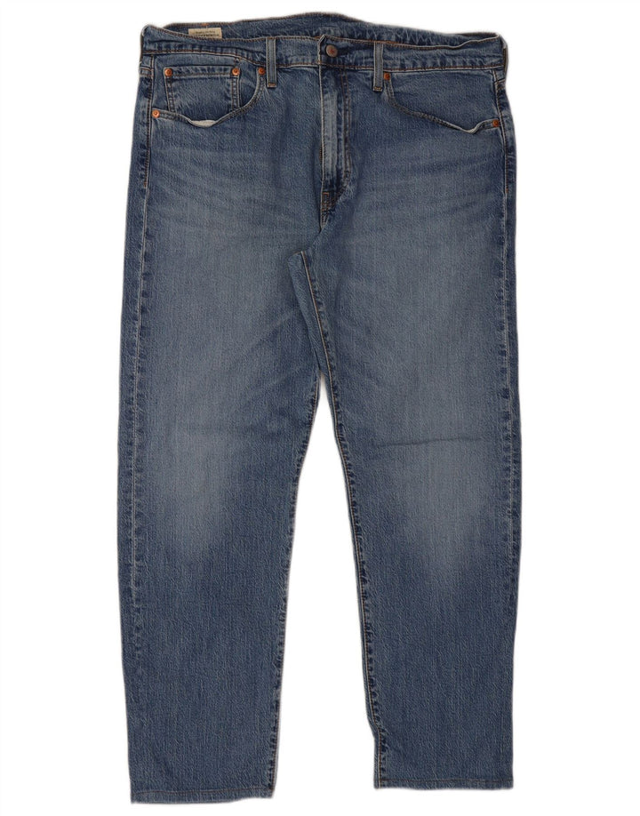 Мужские узкие джинсы Levi's W36 L28 синие, хлопок