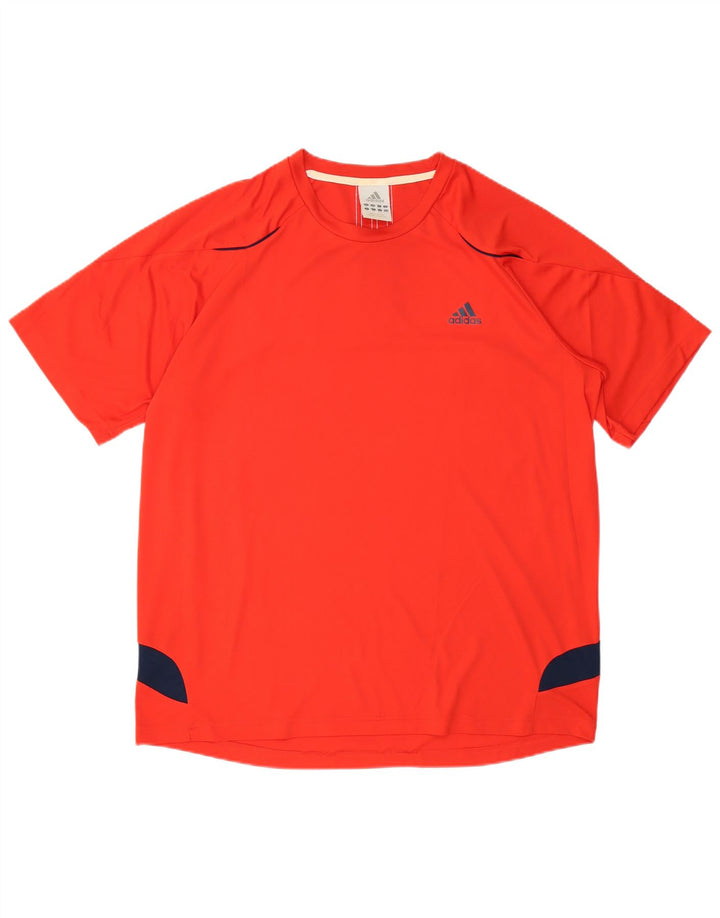 Мужская футболка Adidas Top XL Красная с цветными блоками