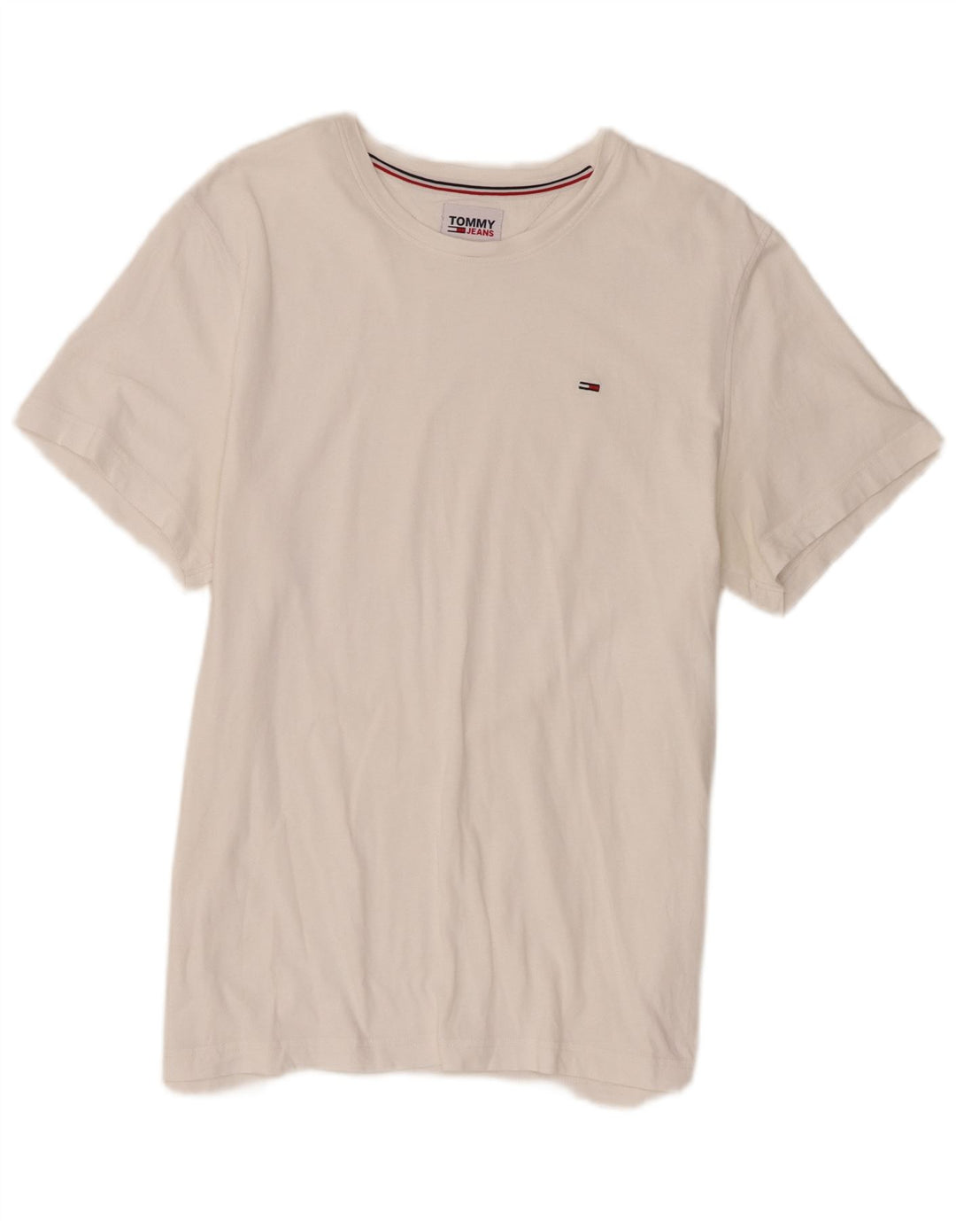 Мужская футболка Tommy Hilfiger, большой белый хлопок