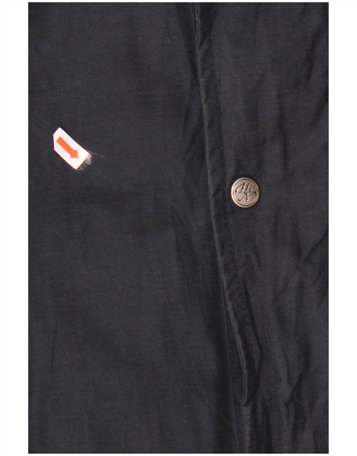 ВИНТАЖНАЯ мужская ветровка UK 44 2XL Темно-синий хлопок