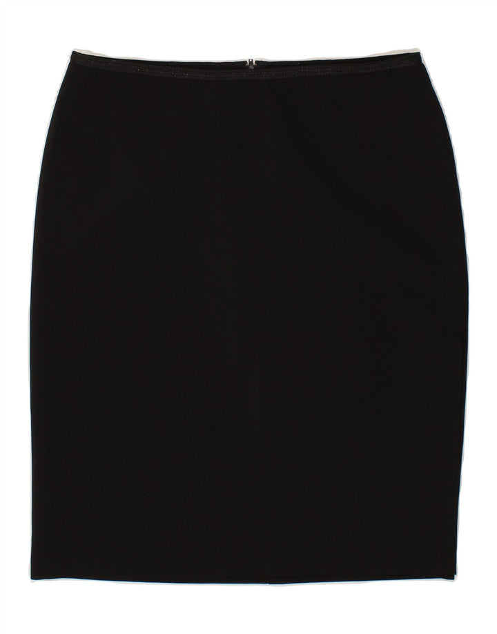 BENETTON Womens Straight Skirt W32 Large Black Vintage Benetton and Second-Hand Benetton from Messina Hembry 
