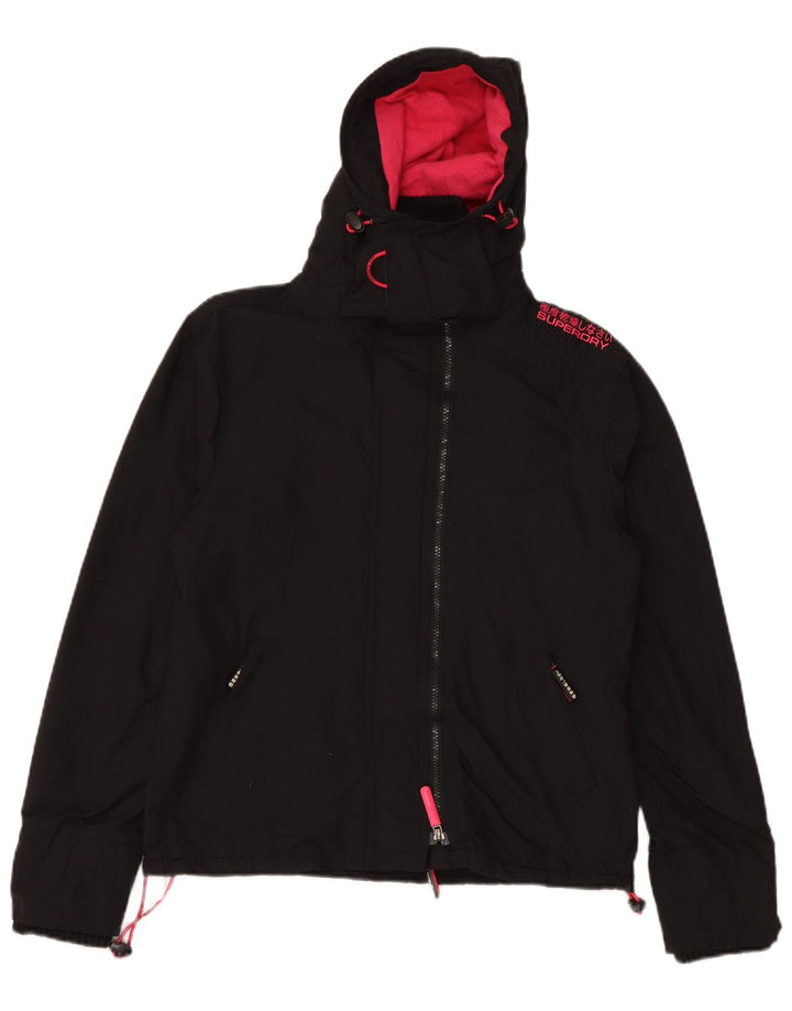 SUPERDRY Женская ветровка The Windcheater UK 14, большая черная