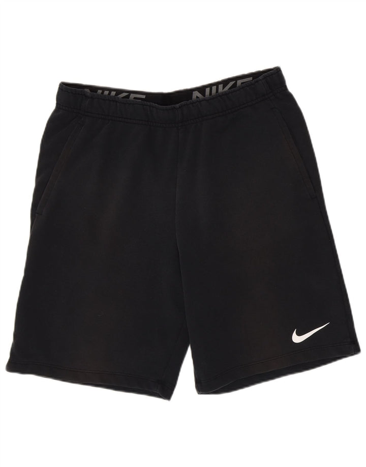 Мужские спортивные шорты Nike Dri Fit, большие черные, хлопковые