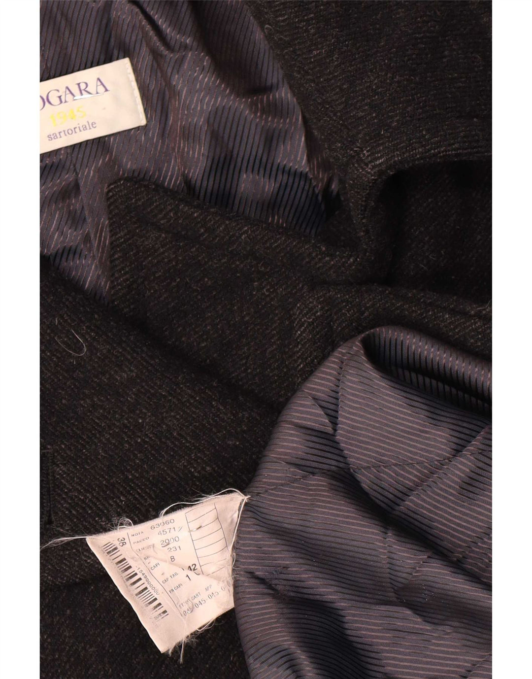 Nogara 1945 Женское двубортное пальто IT 42 Medium Grey Wool