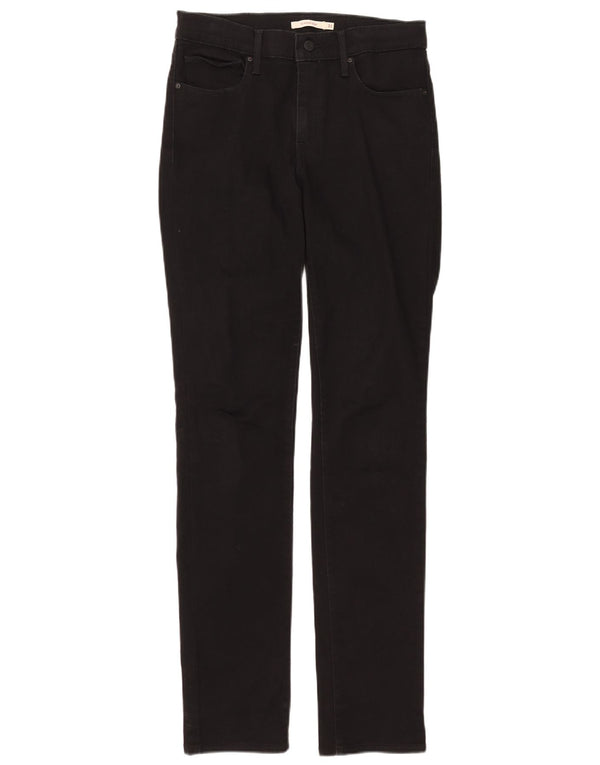 Женские облегающие джинсы Levi's W31 L34, черный хлопок