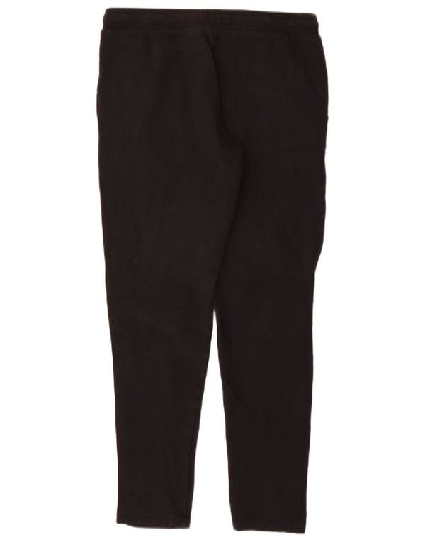 ELLESSE Womens Tracksuit Trousers UK 14 Large  Black Cotton