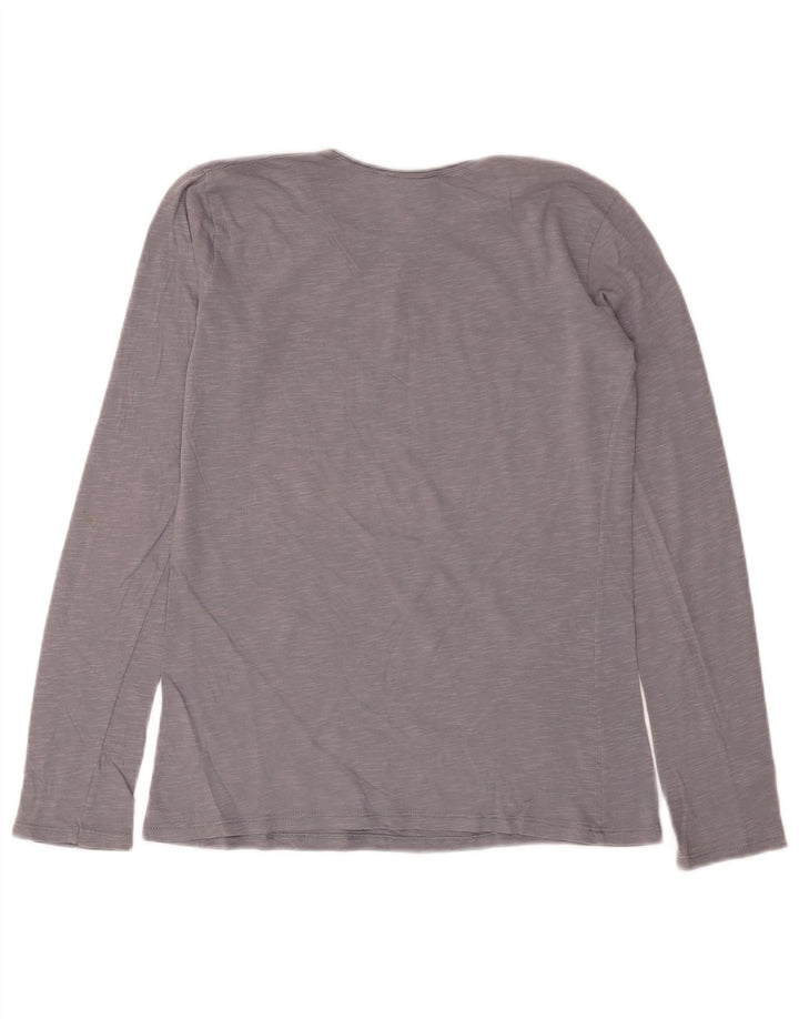 BENETTON Футболка с рисунком Disney для девочек 13–14 лет, серый в крапинку, с длинными рукавами