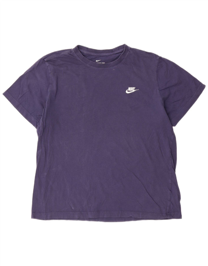 Мужская футболка Nike Top XL, темно-синий, хлопок