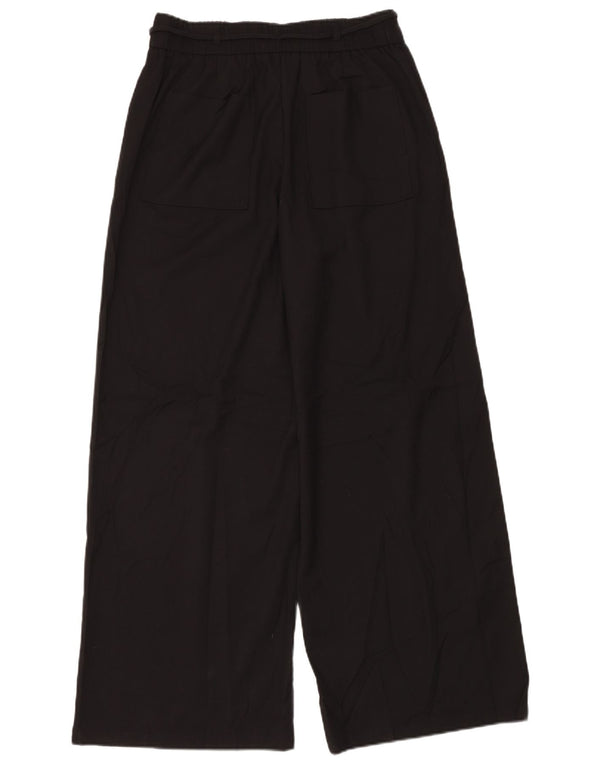 Женские брюки чинос с завышенной талией Zara, большие, черные, W30 L32