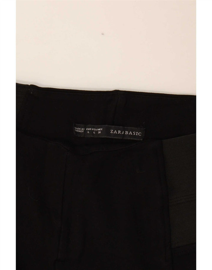 Женские леггинсы Zara UK 14, большие черные