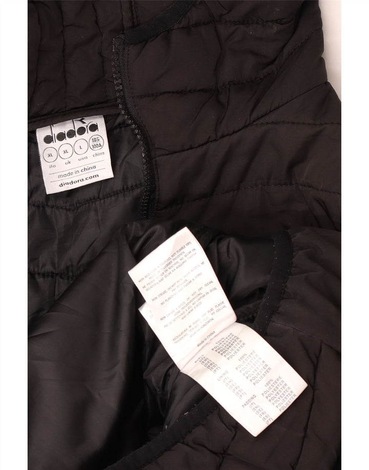Мужская утепленная куртка Diadora UK 42 XL, черный полиэстер