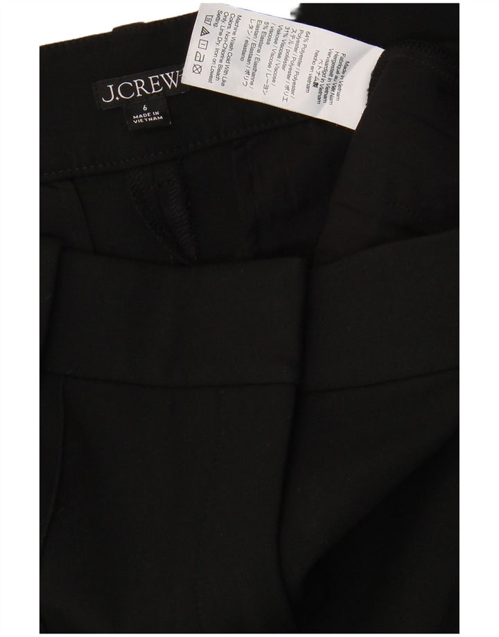 Женские прямые брюки чинос J. CREW, США 6, средний размер W30 L31, черный полиэстер