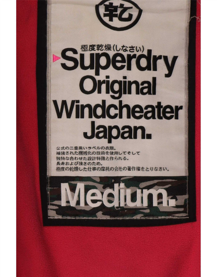 Женская ветровка с капюшоном Superdry UK 14, средний черный