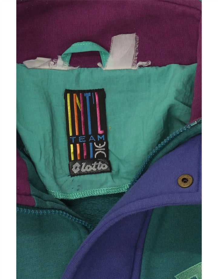 Lotto Мужской спортивный костюм Top Jacket XL Зеленый Цветной блок