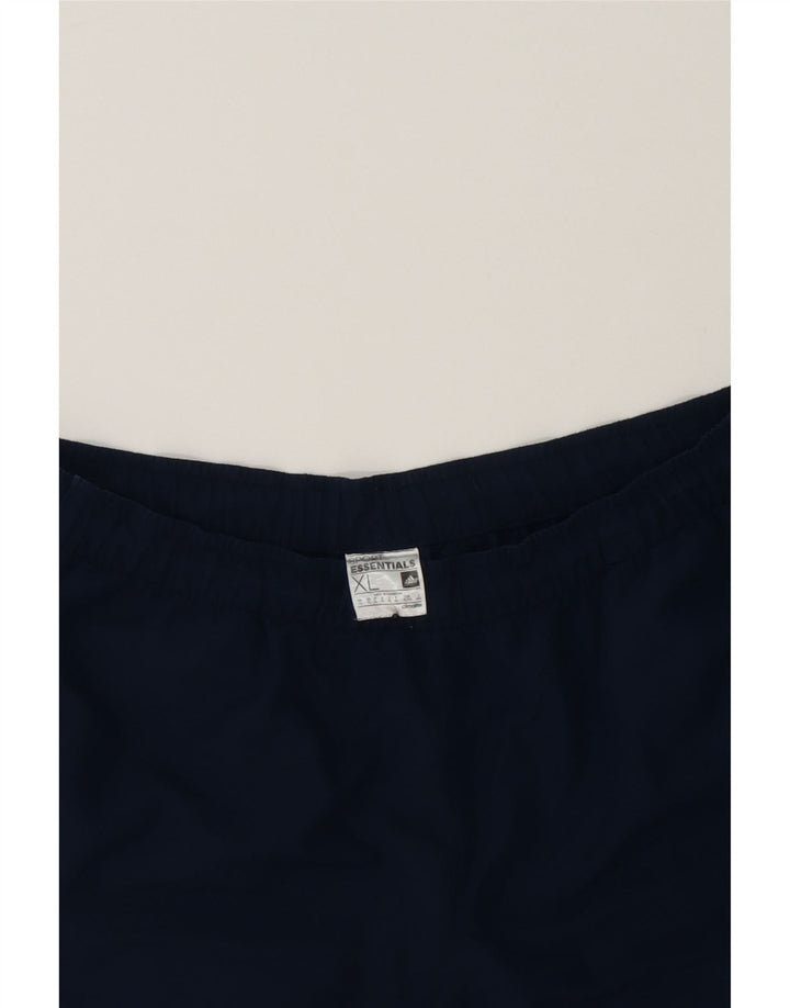 ADIDAS Mens Sport Shorts XL  Navy Blue Polyester Vintage Adidas and Second-Hand Adidas from Messina Hembry 
