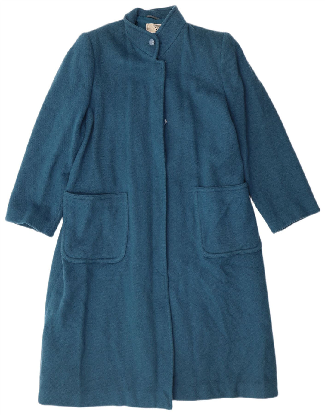 Женское пальто Valentino Miss V IT 44, классическое синее шерстяное пальто