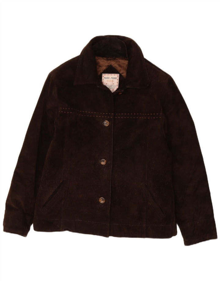 Куртка женская замшевая VINTAGE IT 42 Medium Brown Leather