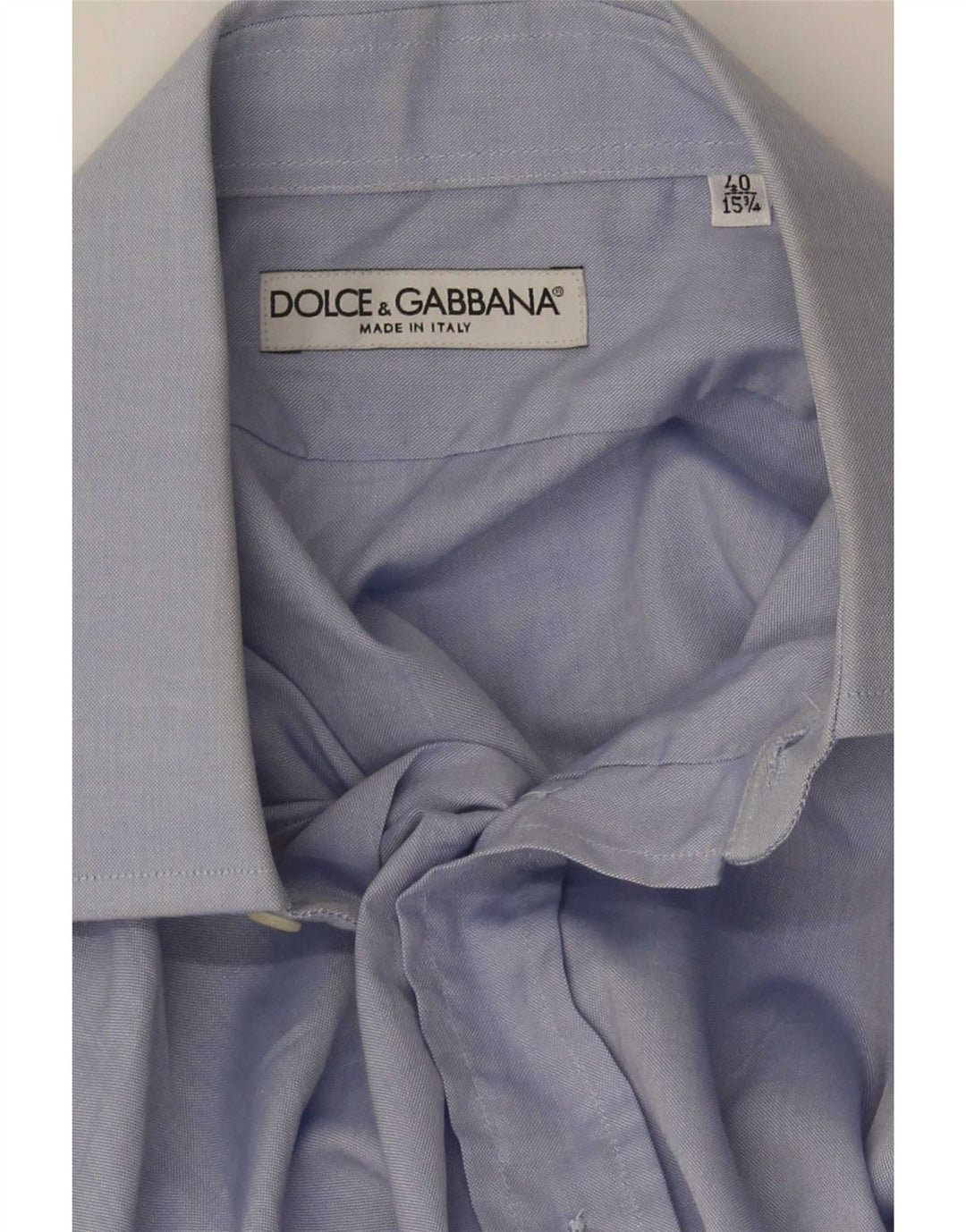Мужская рубашка Dolce & Gabbana размер 40 15 3/4 средний синий