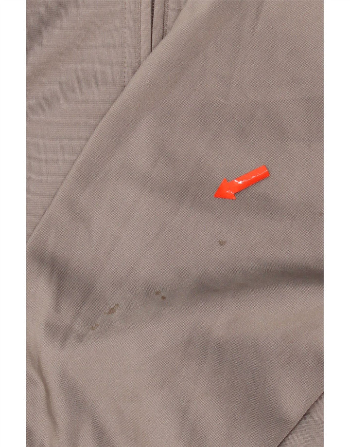 REEBOK Mens Loose Fit Tracksuit Trousers Small Grey Striped Polyester Vintage Reebok and Second-Hand Reebok from Messina Hembry 