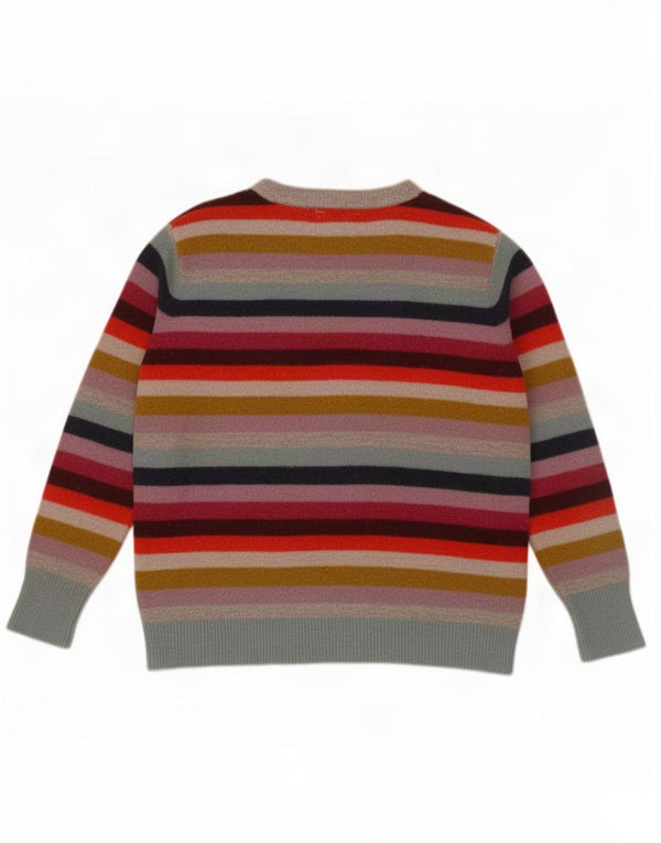 Joules Womens Boat Neck Jumper Sweater UK 14 Large Multicoloured Striped
