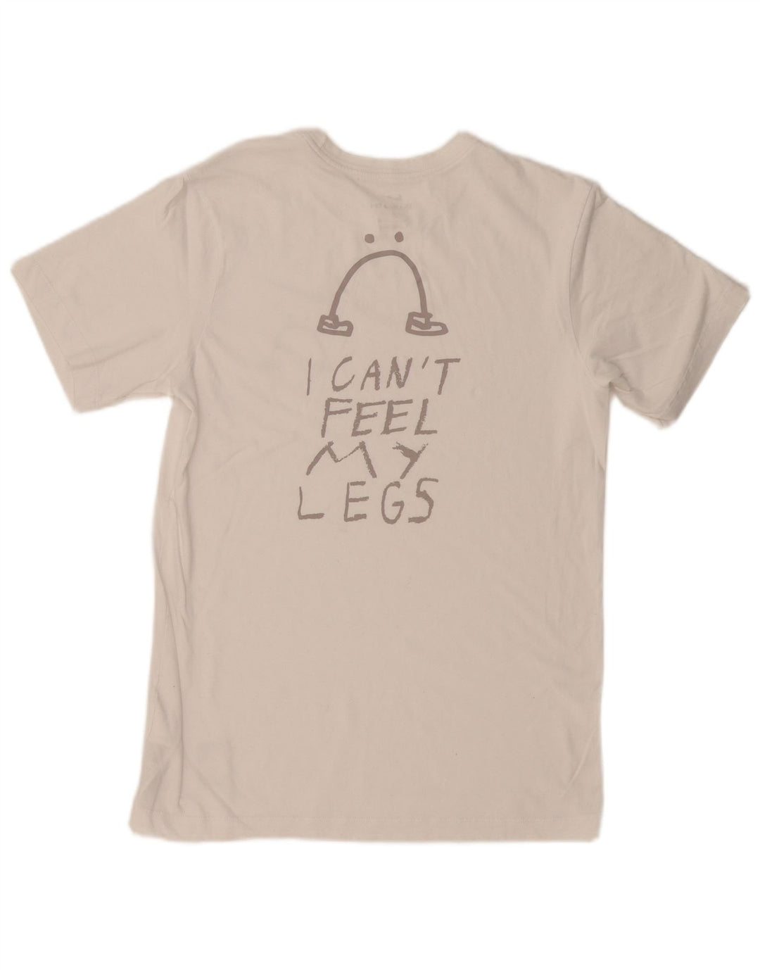 Мужская футболка NIKE Dri Fit с рисунком, маленький белый хлопковый топ