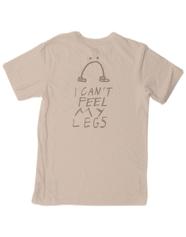 Мужская футболка NIKE Dri Fit с рисунком, маленький белый хлопковый топ