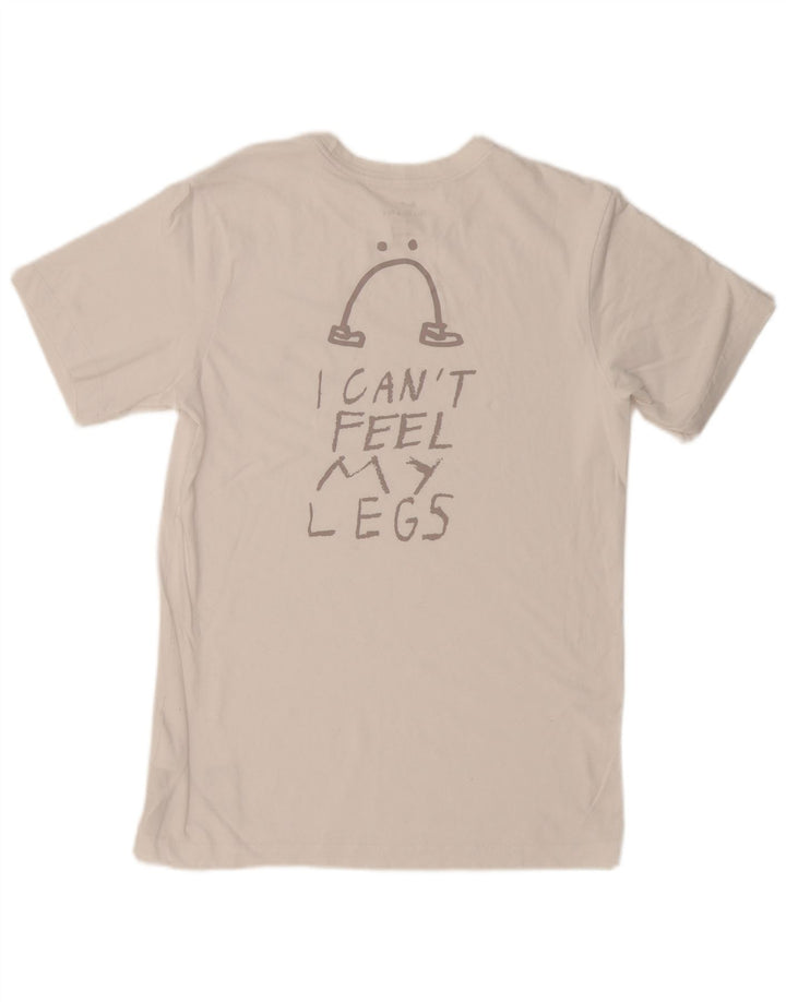 Мужская футболка NIKE Dri Fit с рисунком, маленький белый хлопковый топ