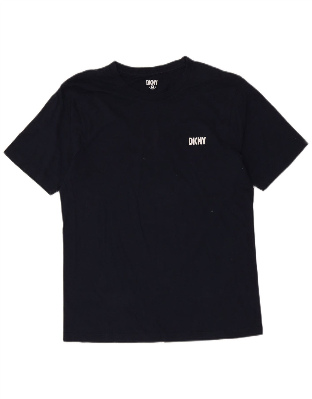 DKNY Мужская футболка из хлопка среднего размера, темно-синего цвета